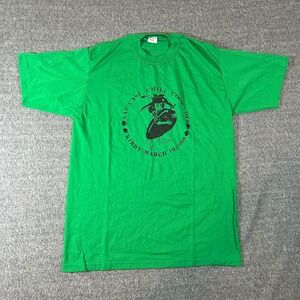Vintage 1988 Mens XL Green Sap Casi Kirby Chili Cook Off T Shirt Single Stitch